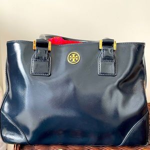 Beautiful Navy Blue Tory Burch Handbag